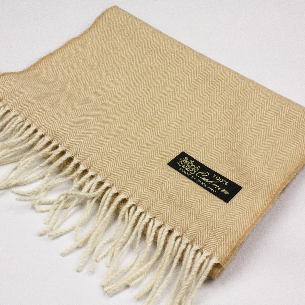 Tan Cashmere Scarf